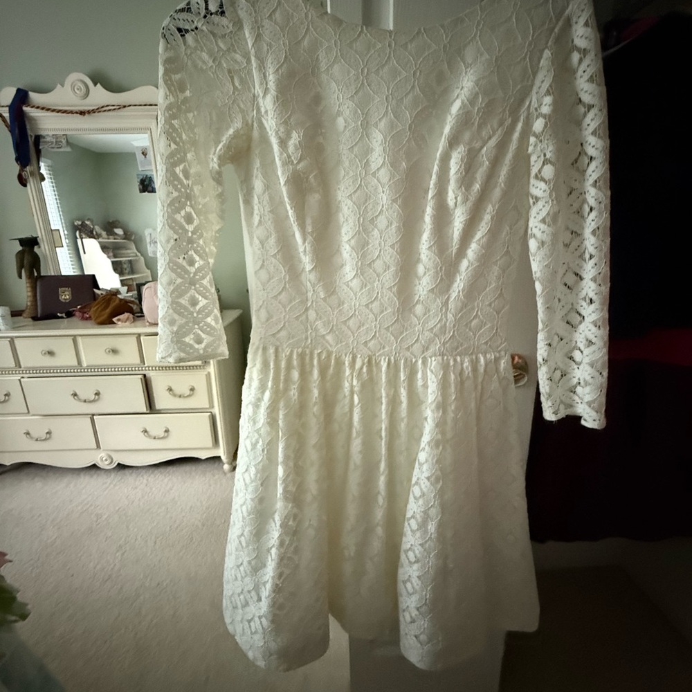 Lily Pulitzer White Lace Dress